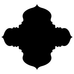 Islamic Label Emblem Shape Glyph Pictogram symbol visual illustration