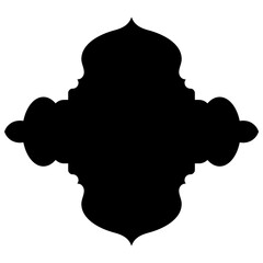 Islamic Label Emblem Shape Glyph Pictogram symbol visual illustration