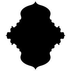 Islamic Label Emblem Shape Glyph Pictogram symbol visual illustration