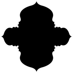 Islamic Label Emblem Shape Glyph Pictogram symbol visual illustration