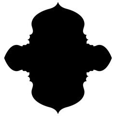 Islamic Label Emblem Shape Glyph Pictogram symbol visual illustration