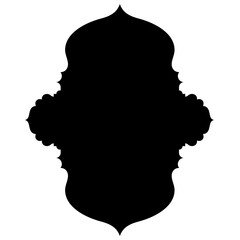Islamic Label Emblem Shape Glyph Pictogram symbol visual illustration