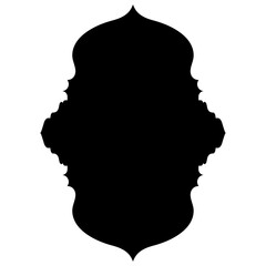 Islamic Label Emblem Shape Glyph Pictogram symbol visual illustration