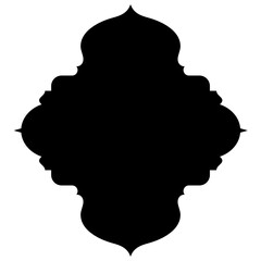 Islamic Label Emblem Shape Glyph Pictogram symbol visual illustration