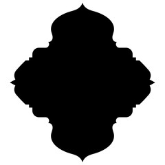 Islamic Label Emblem Shape Glyph Pictogram symbol visual illustration