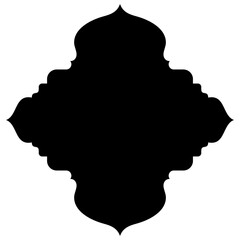 Islamic Label Emblem Shape Glyph Pictogram symbol visual illustration