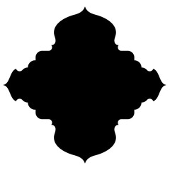 Islamic Label Emblem Shape Glyph Pictogram symbol visual illustration