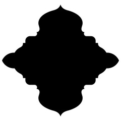 Islamic Label Emblem Shape Glyph Pictogram symbol visual illustration