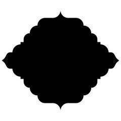 Islamic Label Emblem Shape Glyph Pictogram symbol visual illustration
