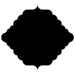Islamic Label Emblem Shape Glyph Pictogram symbol visual illustration