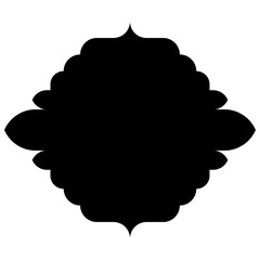 Islamic Label Emblem Shape Glyph Pictogram symbol visual illustration