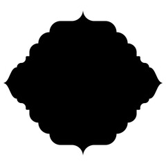 Islamic Label Emblem Shape Glyph Pictogram symbol visual illustration