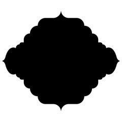 Islamic Label Emblem Shape Glyph Pictogram symbol visual illustration