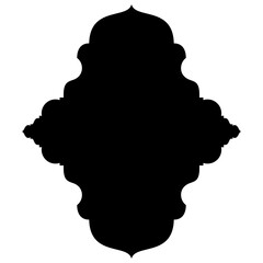 Islamic Label Emblem Shape Glyph Pictogram symbol visual illustration