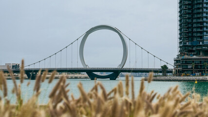 Qetaifan Island suspension bridge