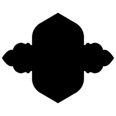 Islamic Label Emblem Shape Glyph Pictogram symbol visual illustration