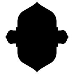 Islamic Label Emblem Shape Glyph Pictogram symbol visual illustration