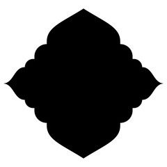 Islamic Label Emblem Shape Glyph Pictogram symbol visual illustration