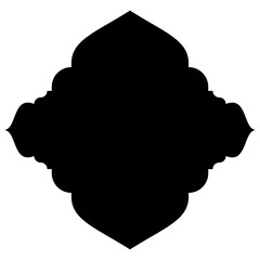 Islamic Label Emblem Shape Glyph Pictogram symbol visual illustration