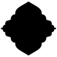 Islamic Label Emblem Shape Glyph Pictogram symbol visual illustration