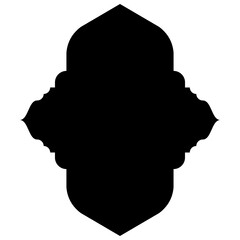Islamic Label Emblem Shape Glyph Pictogram symbol visual illustration