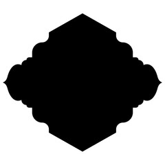 Islamic Label Emblem Shape Glyph Pictogram symbol visual illustration
