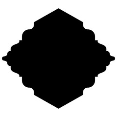 Islamic Label Emblem Shape Glyph Pictogram symbol visual illustration
