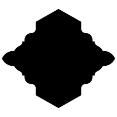 Islamic Label Emblem Shape Glyph Pictogram symbol visual illustration