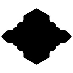 Islamic Label Emblem Shape Glyph Pictogram symbol visual illustration