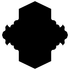 Islamic Label Emblem Shape Glyph Pictogram symbol visual illustration