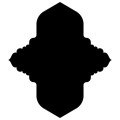Islamic Label Emblem Shape Glyph Pictogram symbol visual illustration
