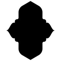 Islamic Label Emblem Shape Glyph Pictogram symbol visual illustration
