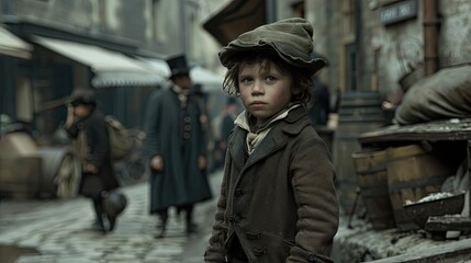 In 1789 a charming 5 year old street urchin toiled as a chimney sweep enduring long and challenging days of hard work in the bustling streets of the eighteenth century