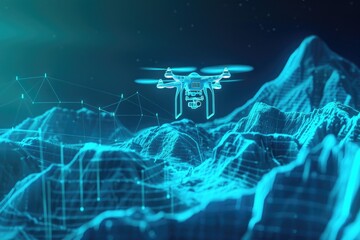 A drone captures stunning aerial view. Ideal for travel blogs