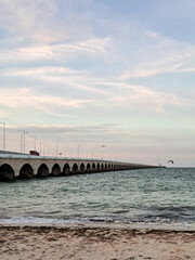 Progreso is a Mexican port city on the Yucatan Peninsula with its iconic arched pier and famous...