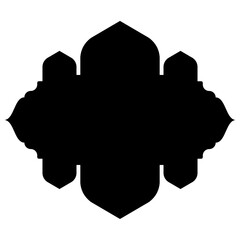 Islamic Label Emblem Shape Glyph Pictogram symbol visual illustration