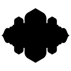Islamic Label Emblem Shape Glyph Pictogram symbol visual illustration