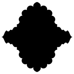 Islamic Label Emblem Shape Glyph Pictogram symbol visual illustration