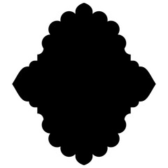 Islamic Label Emblem Shape Glyph Pictogram symbol visual illustration