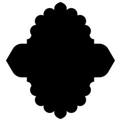 Islamic Label Emblem Shape Glyph Pictogram symbol visual illustration