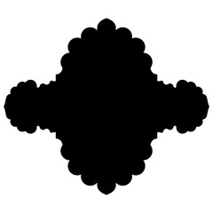 Islamic Label Emblem Shape Glyph Pictogram symbol visual illustration