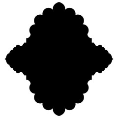 Islamic Label Emblem Shape Glyph Pictogram symbol visual illustration