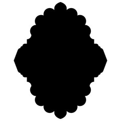 Islamic Label Emblem Shape Glyph Pictogram symbol visual illustration