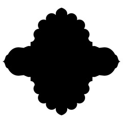 Islamic Label Emblem Shape Glyph Pictogram symbol visual illustration