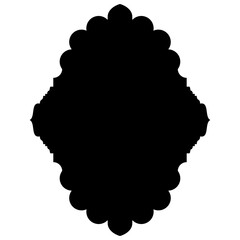 Islamic Label Emblem Shape Glyph Pictogram symbol visual illustration