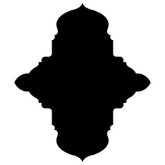 Islamic Label Emblem Shape Glyph Pictogram symbol visual illustration