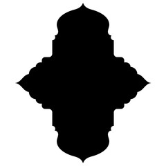 Islamic Label Emblem Shape Glyph Pictogram symbol visual illustration