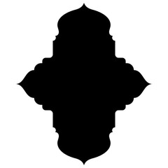 Islamic Label Emblem Shape Glyph Pictogram symbol visual illustration