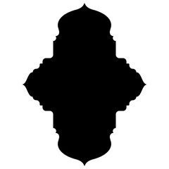 Islamic Label Emblem Shape Glyph Pictogram symbol visual illustration