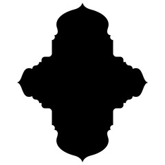 Islamic Label Emblem Shape Glyph Pictogram symbol visual illustration